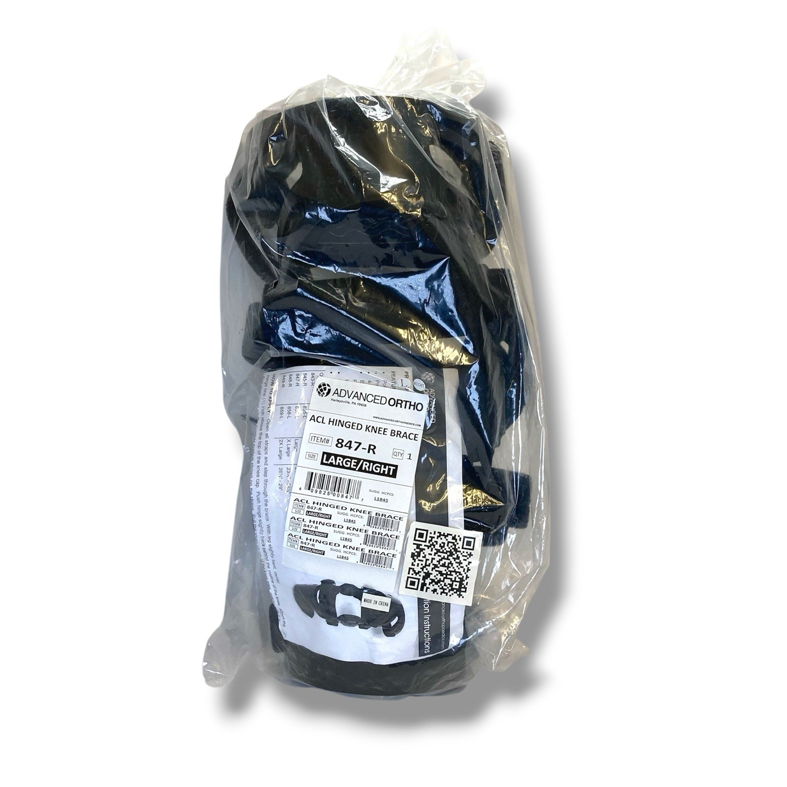 Advanced Ortho Hinged ROM Sports Knee Brace for ACL Large/Right – 847-R