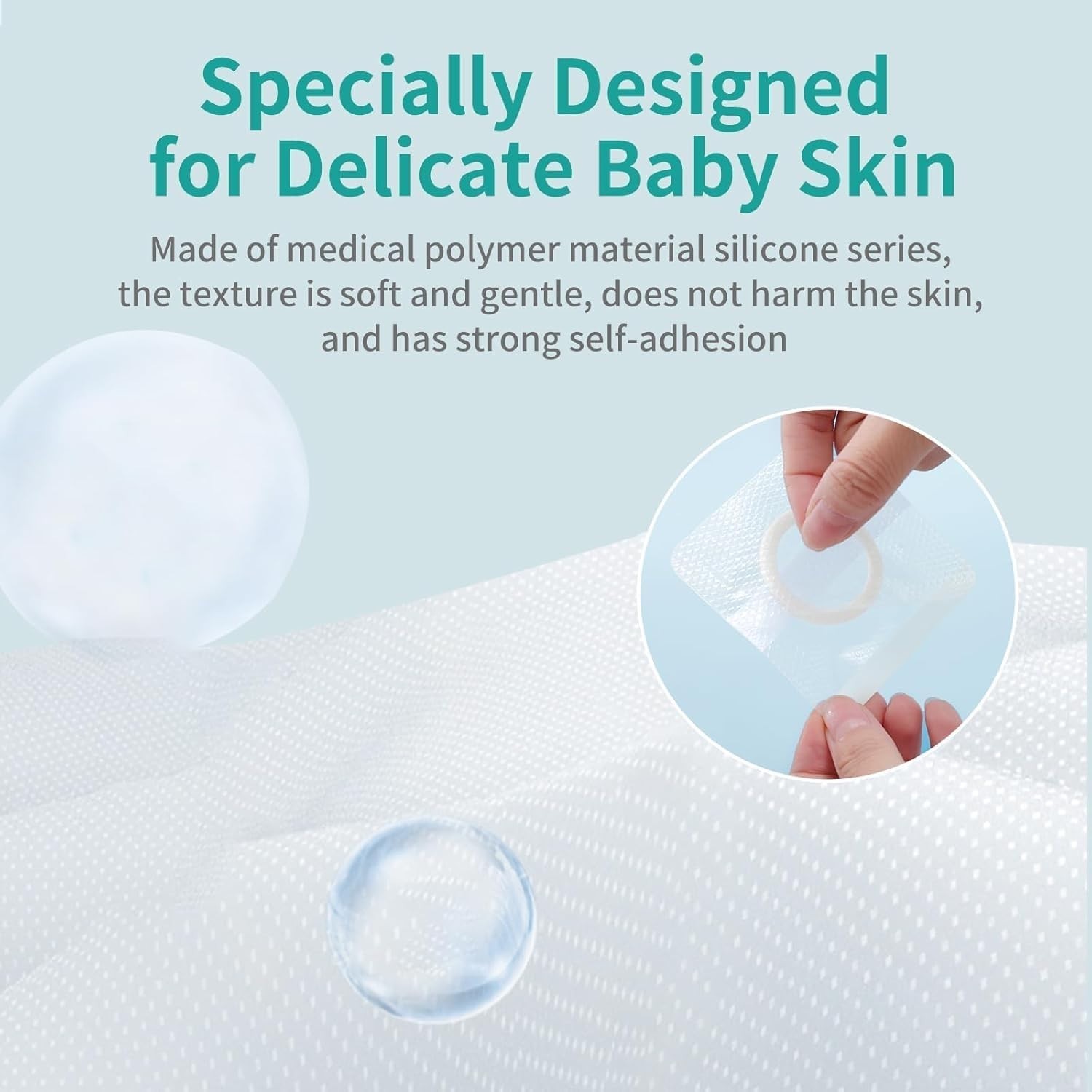 Baby Belly Navel Patches, Cotton Pads for Baby Belly Button Hernia