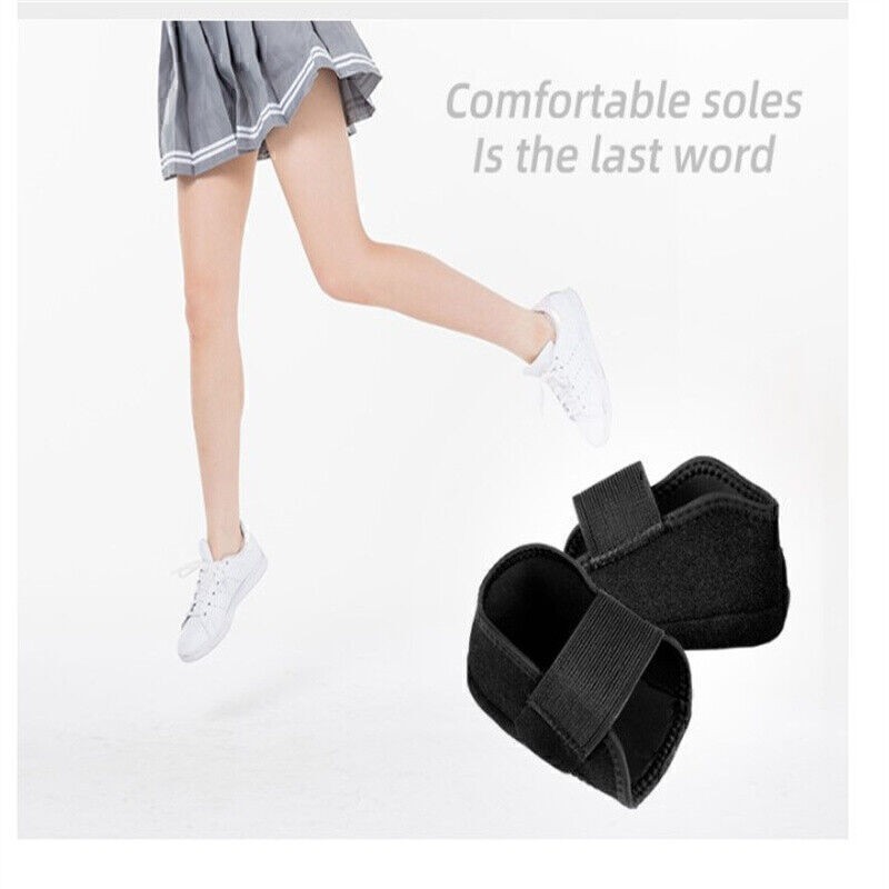 Increase Back Pad Foot Pain Relieve Heel Sleeve Plantar Wrap Arch Support