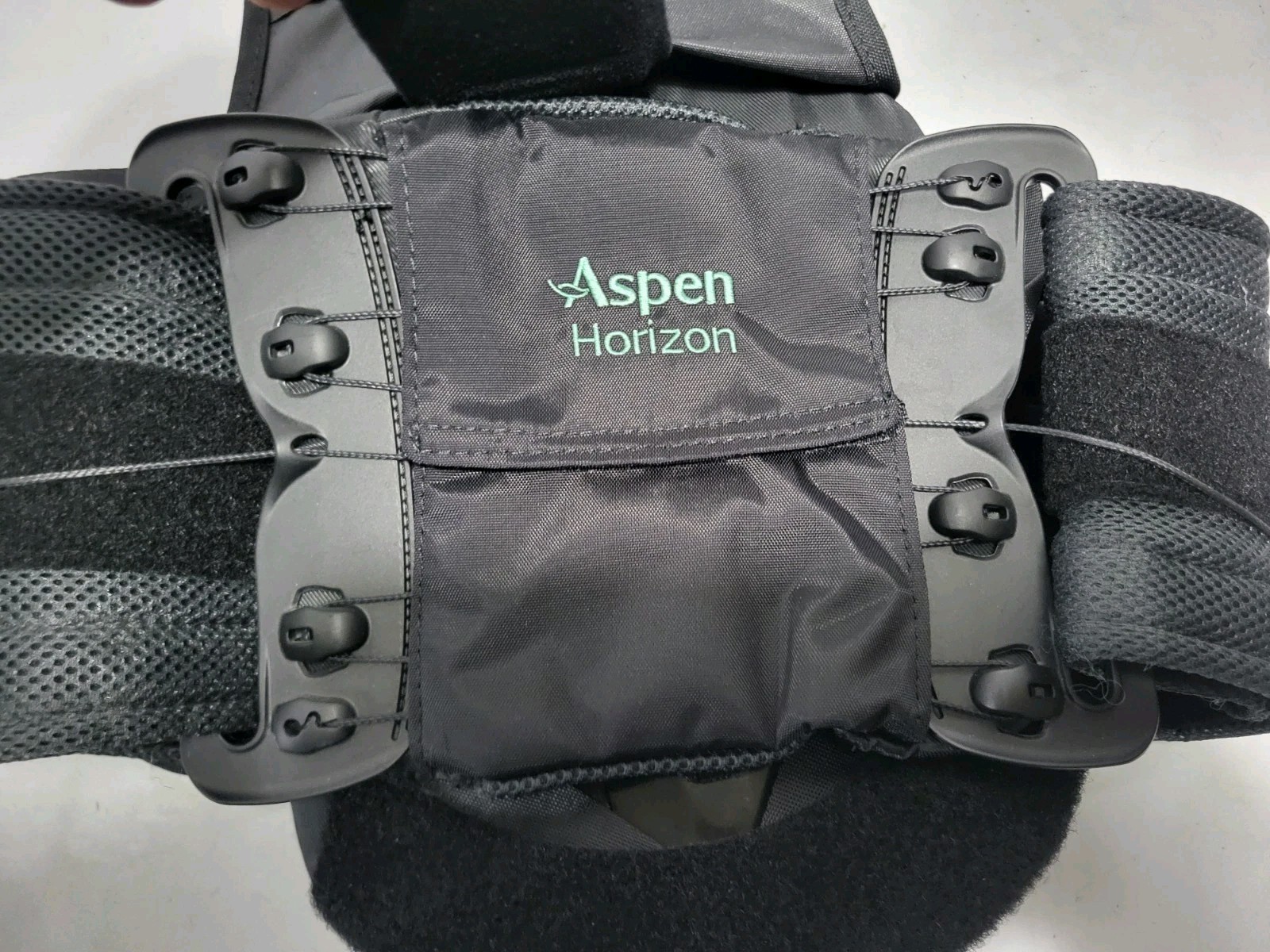 Aspen Horizon 456 TLSO One Size Adjustable Back Brace Black