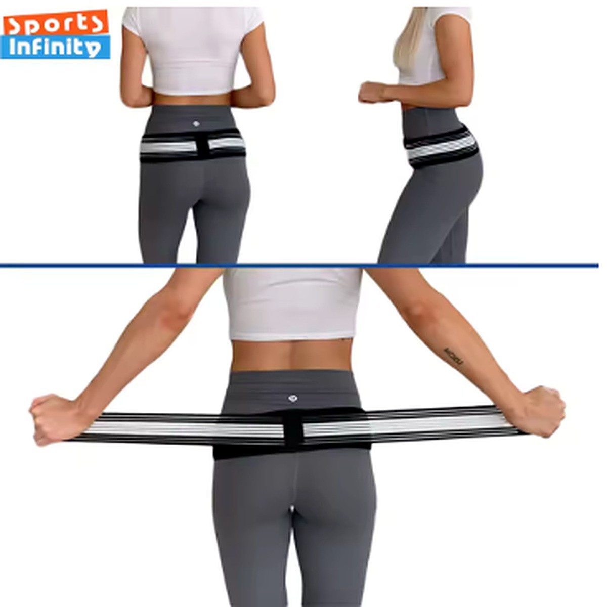 Sacroiliac SI Joint Hip Belt Pelvic Lower Back Support Brace Sciatica Relief