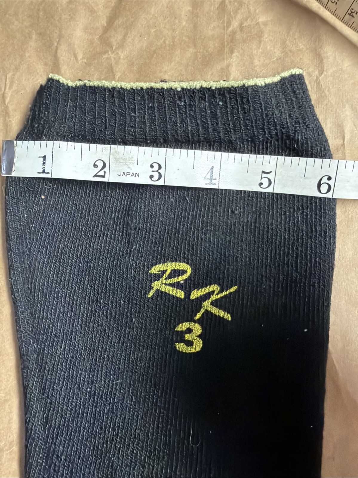 Prosthetic Sock Black THE ROYAL FLUSH USA Made 98% Polyester Large.preowned