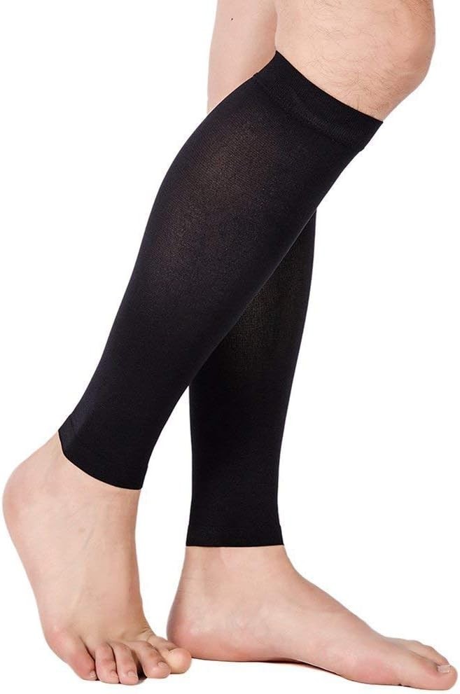 Calf Compression Sleeve for Men & Women, 1 Pair, Footless Compression Socks 2…