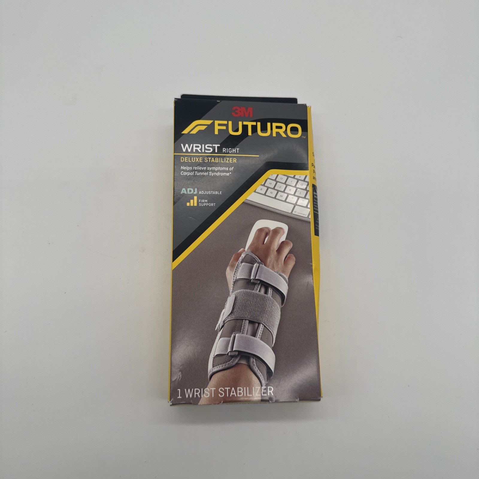 Futuro Left Wrist Deluxe Stabilizer Adjustable Firm Support S/M – New