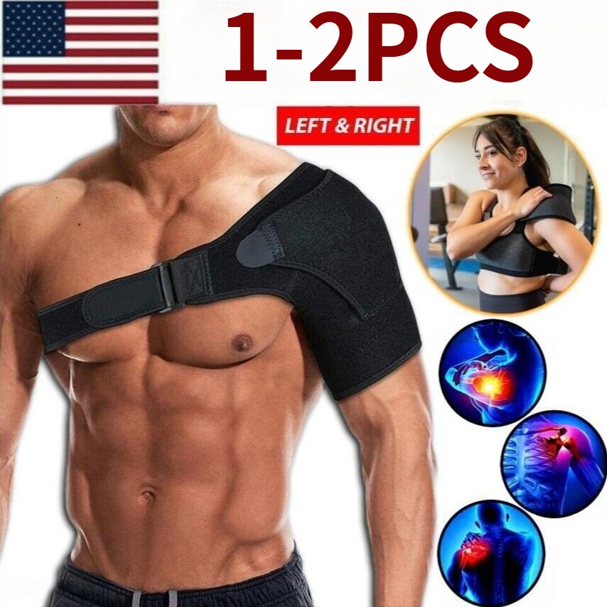 Shoulder Brace Support Compression Sleeve Torn Rotator Cuff Relief Joint AC Pain