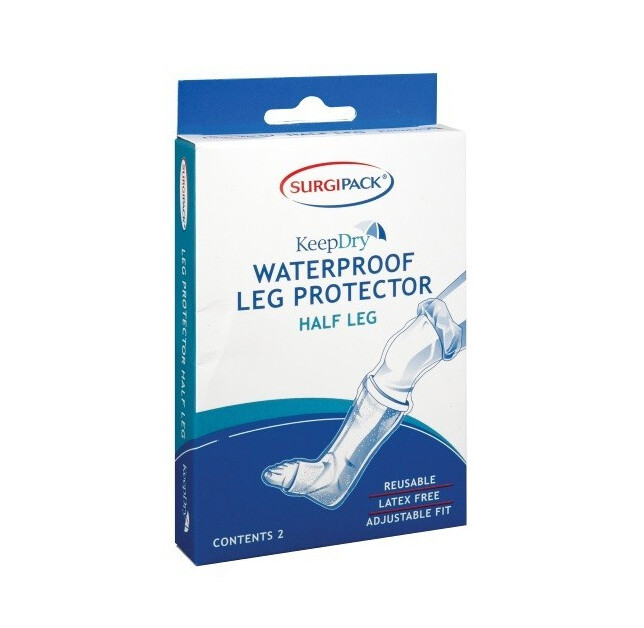 Surgipack 6173 Keep Dry Waterproof Half Leg Protector Adjustable Latex Free