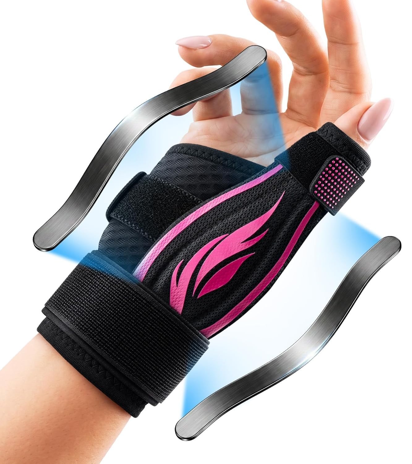 Thumb Support Brace | Upgraded Thumb Spica Splint Stabilizer Pain Relief Night S