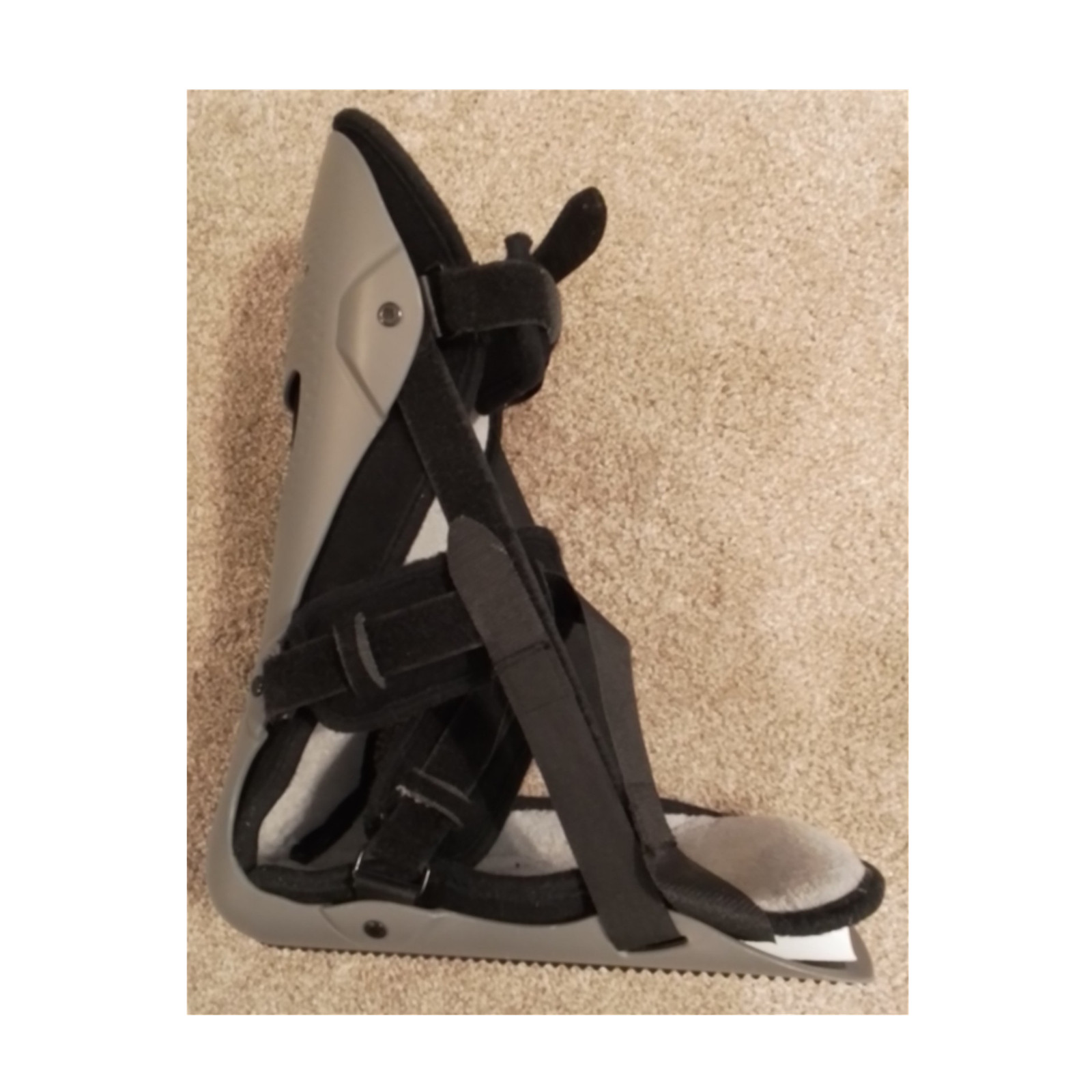 Procare Orthopedic Adjustable Walking Boot Gray Black Large Immobilizer