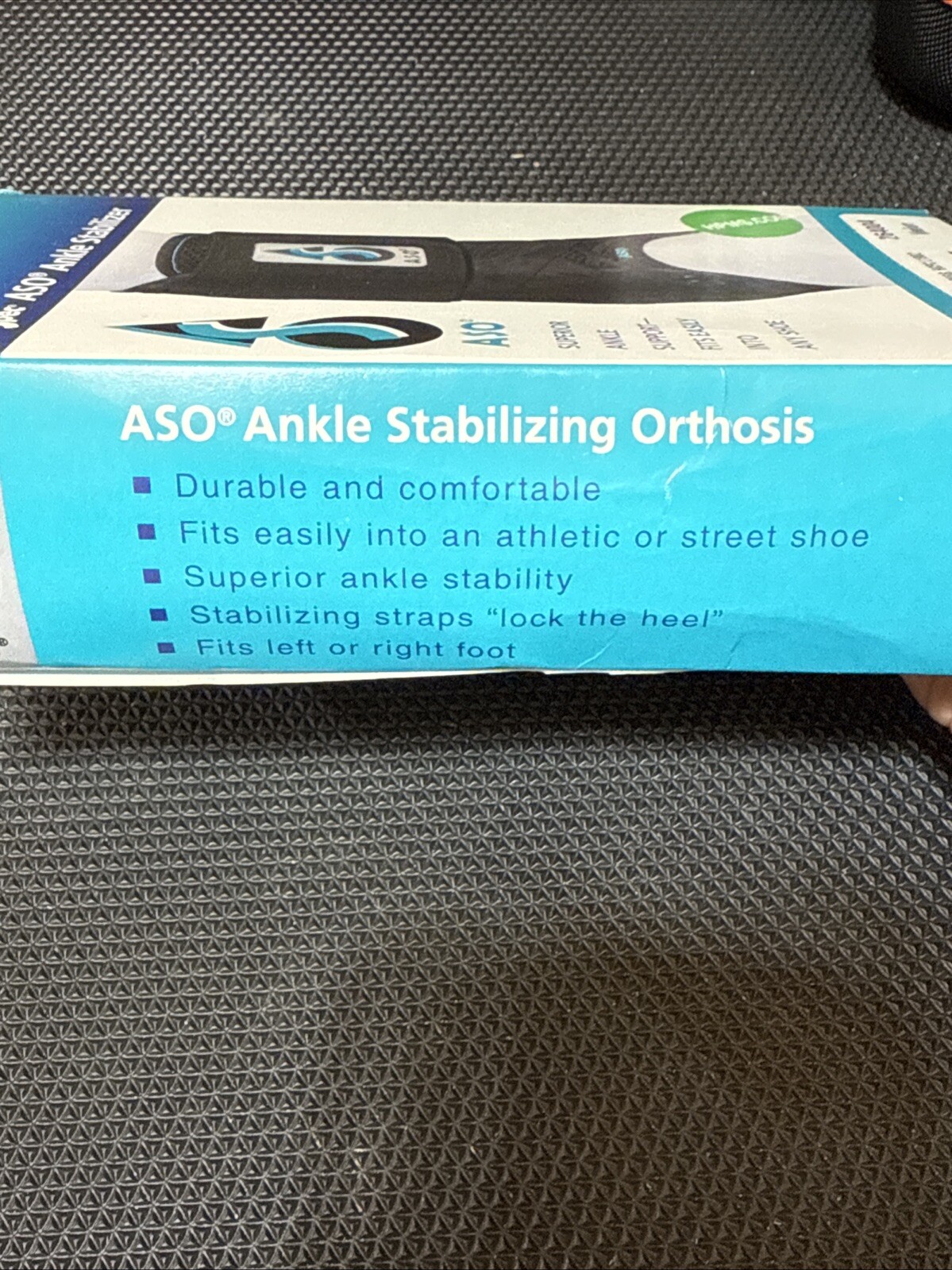 Med Spec 264004 ASO Ankle Stabilizer White Size Medium M Ankle Support