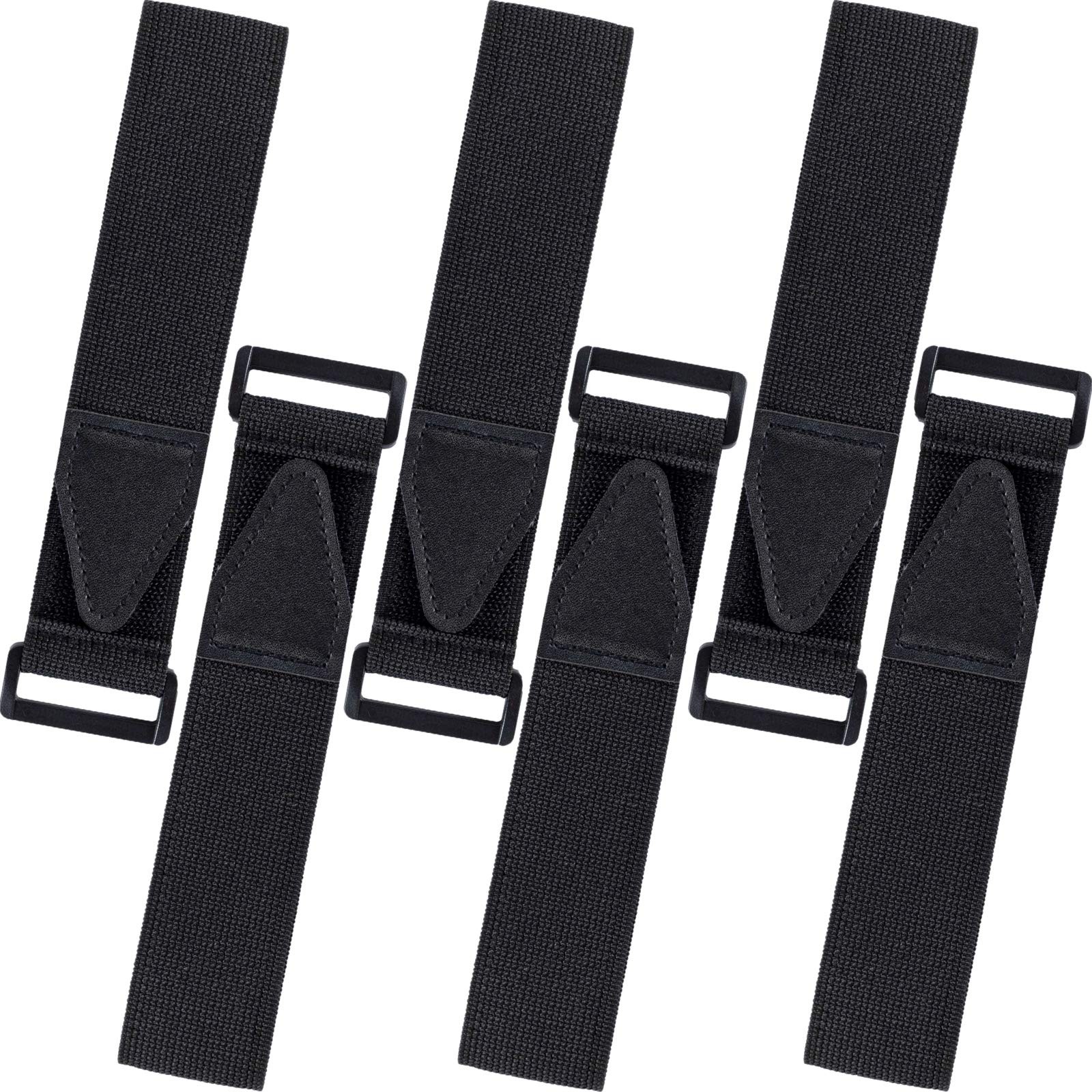 6 Pcs Bicycle Pant Leg Straps Adjustable Cycling Ankle Safety Band Multipurpo…