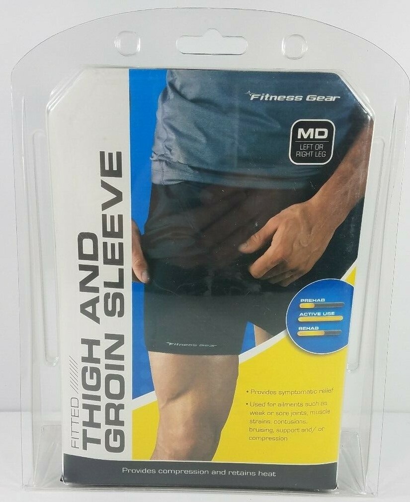 NIP Fitness Gear fitted Thigh and Groin Sleeve compression brace size Medium