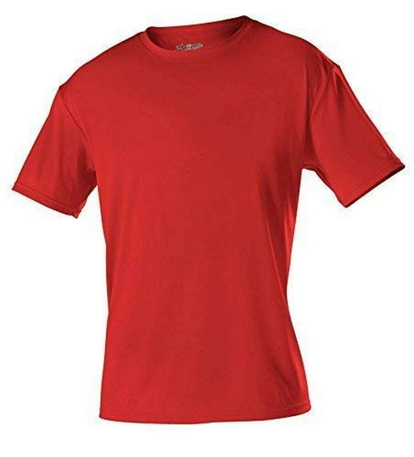 Alleson Ahtletic Unisex-Teen Youth Tech Crew Neck Tshirt, Scarlet, Large