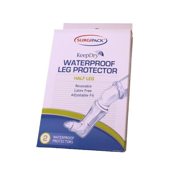 Surgipack 6173 Keep Dry Waterproof Half Leg Protector Adjustable Latex Free