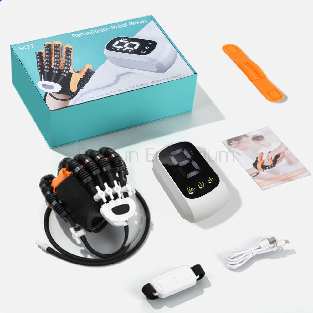 Hand Function Rehabilitation Robot Gloves for Finger Hemiplegia Recovery Trainer