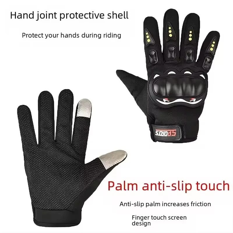 Racing Motorcycle Motorbike Motocross Riding Dirt Bike Full Finger Sports Gloves
