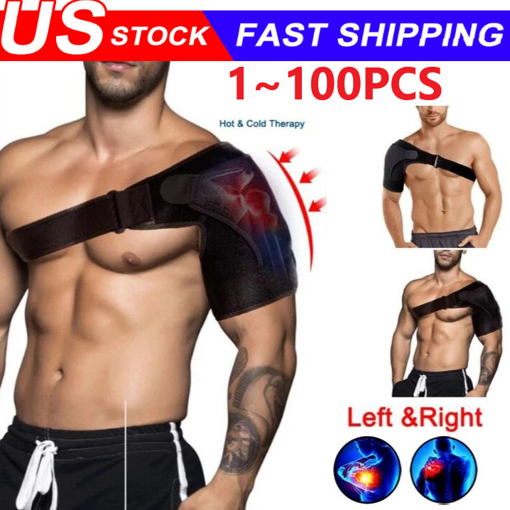 Shoulder Brace Support Compression Sleeve Torn Rotator Cuff Relief Joint AC Pain