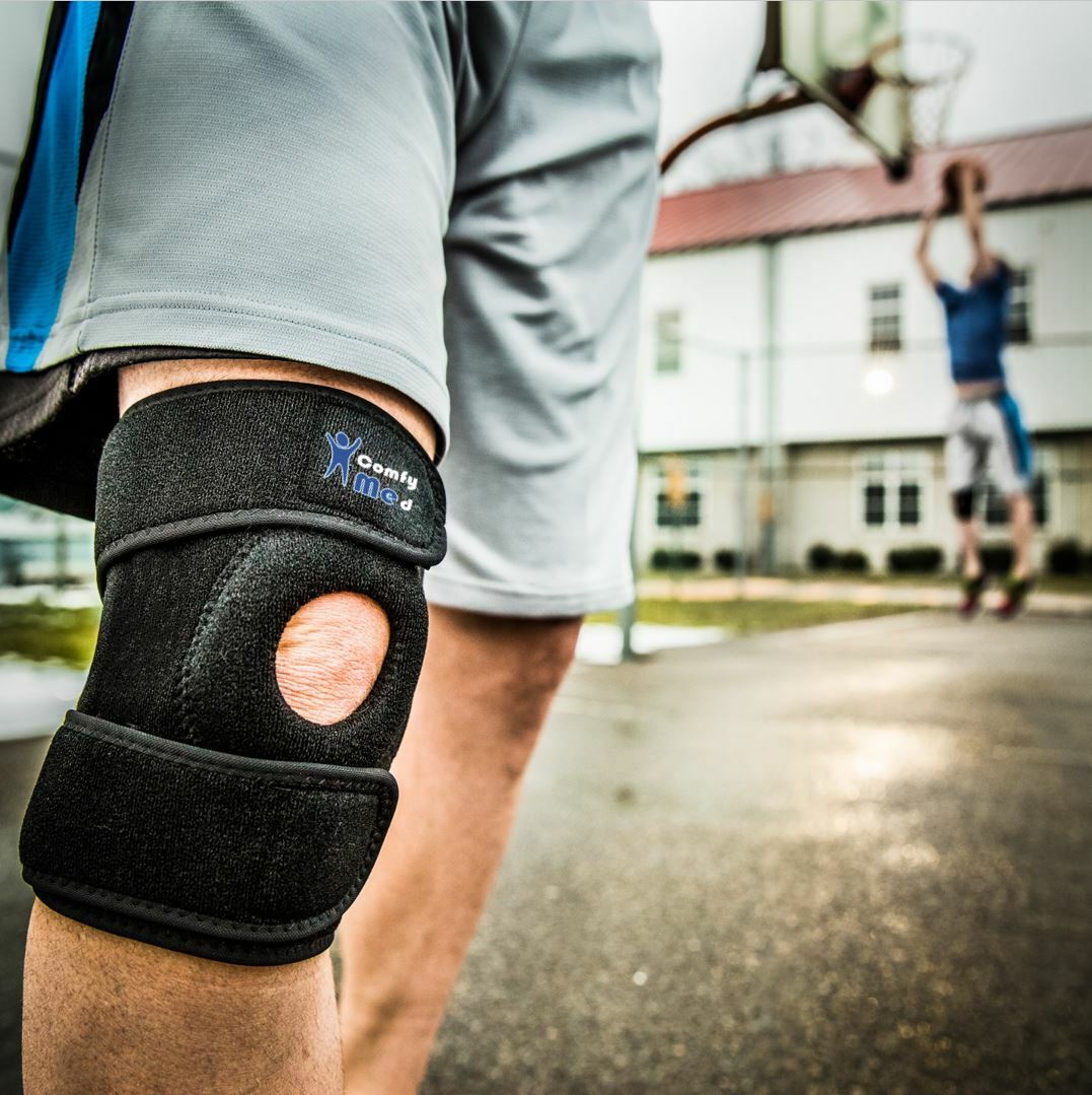 ComfyMed® Premium Adjustable Knee Brace CM-KB19 Compression Support Sleeve