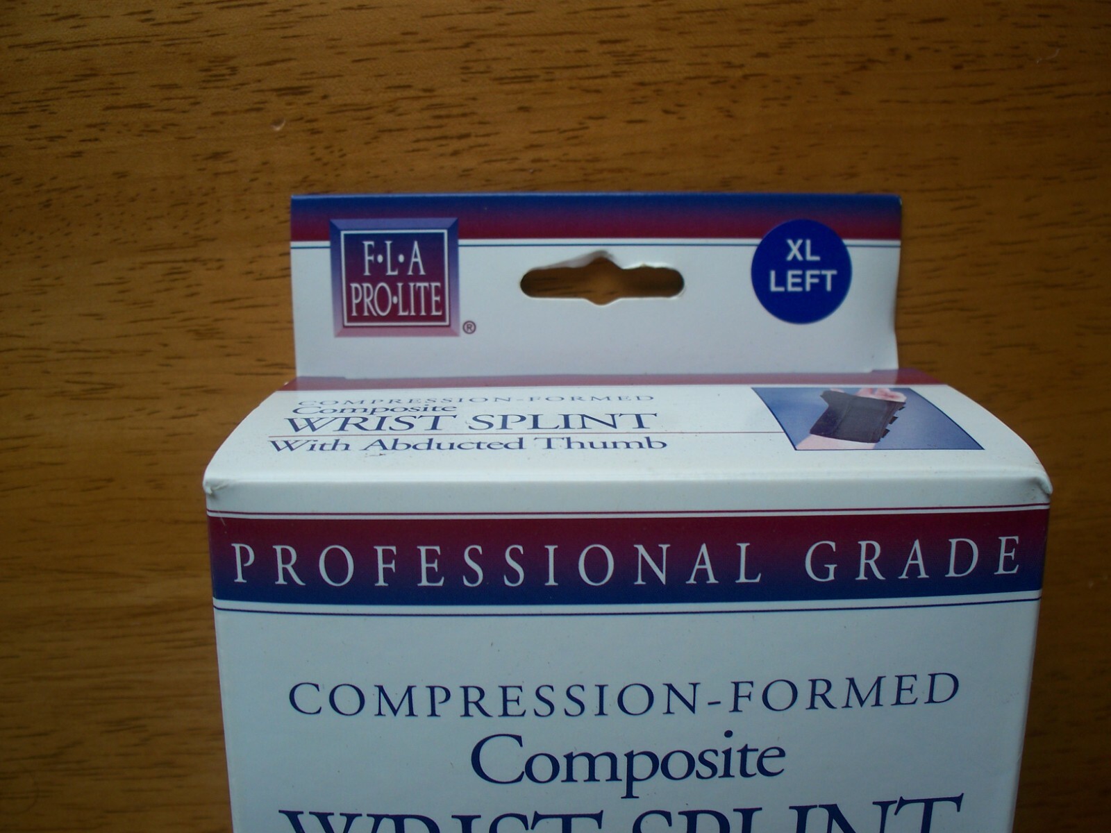Fla Orthopedics, Composite Wrist Splint w/ Abducted Thumb, Left, XL, New in Pkg
