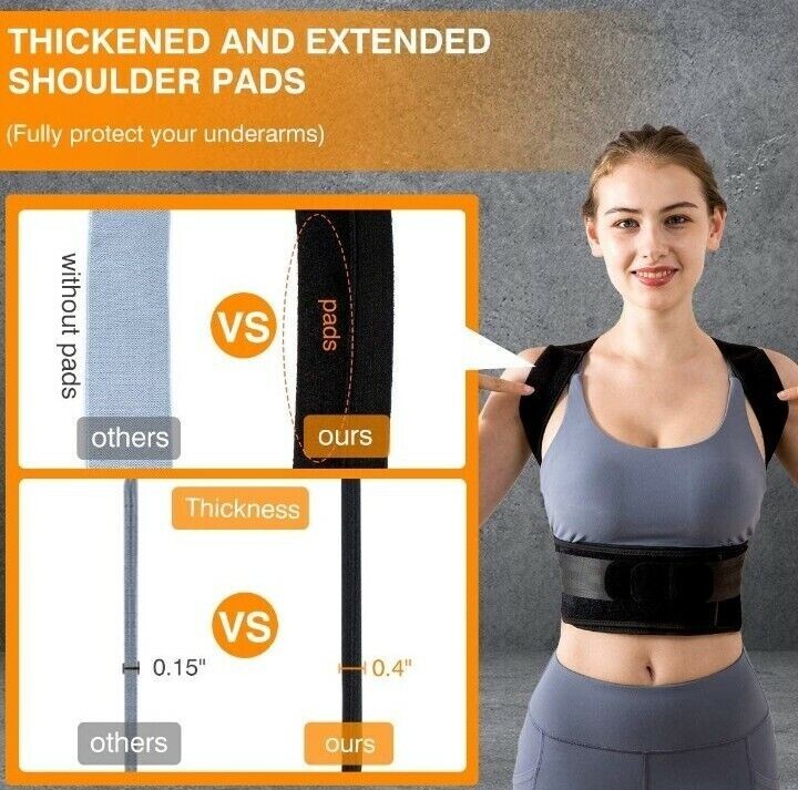 Maloow Posture Corrector Back Brace Size Large #215/234