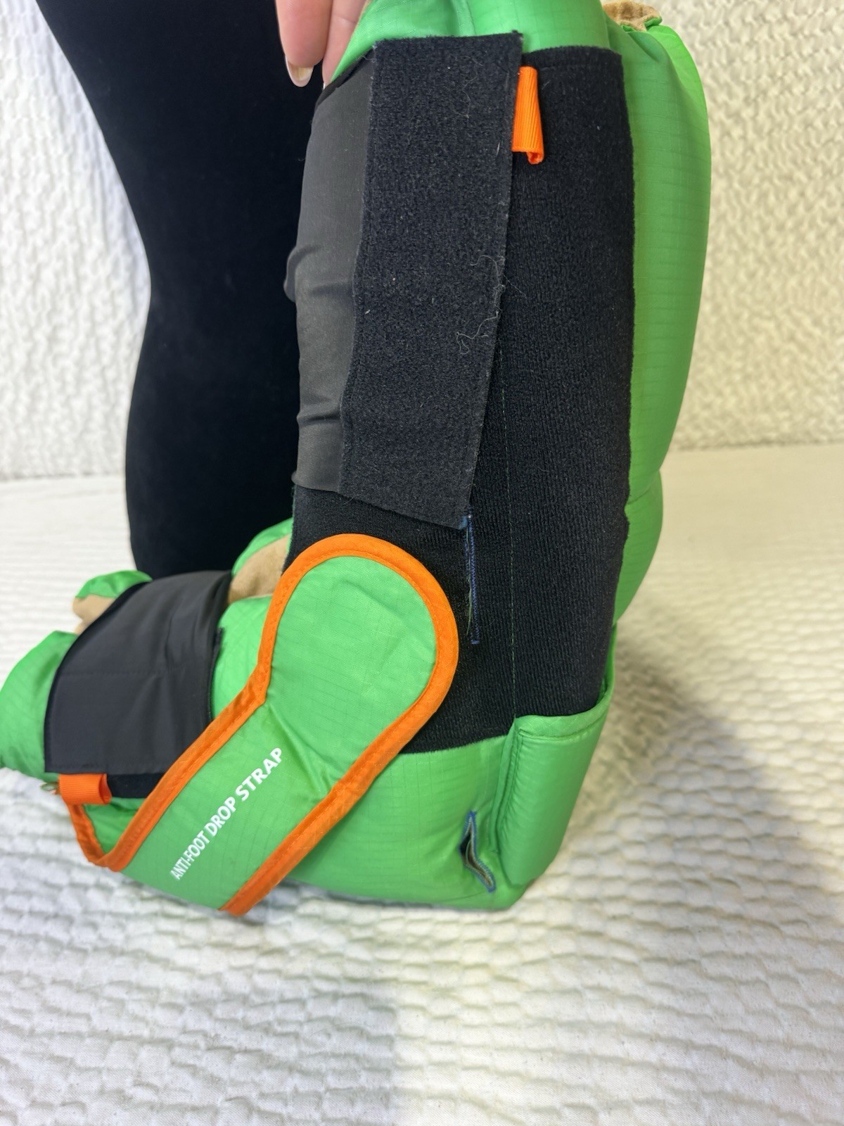 Soft Foot Drop Brace Green One Size
