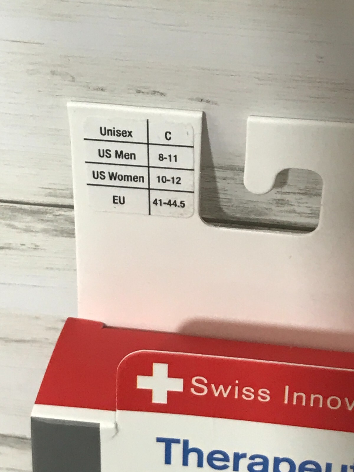 NEW! Swiss Therapeutic Diabetic Sock Black Unisex Size C Men’s Size 8-11 NOS