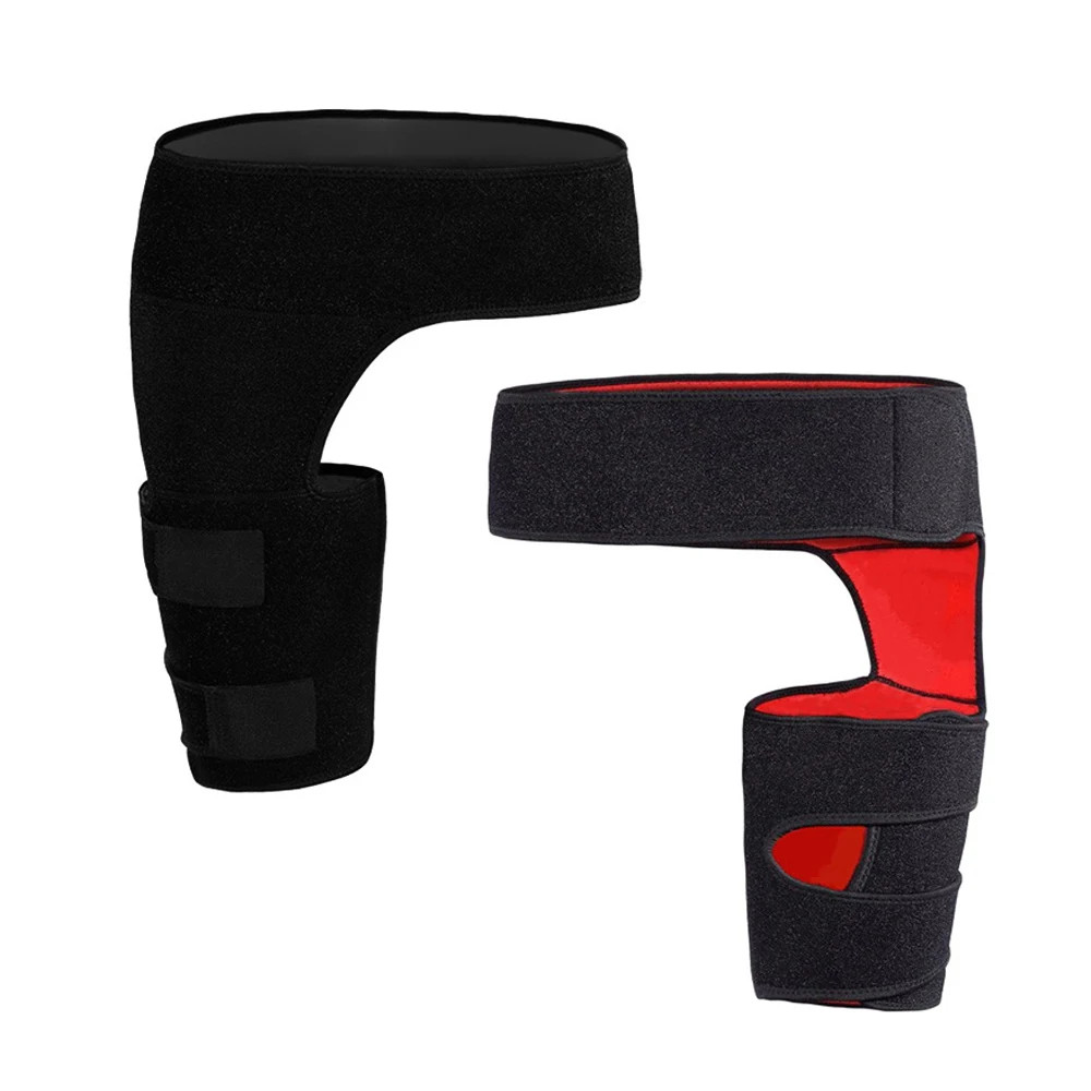 1Pcs Groin Support, Compression Wrap for Hip Flexor Brace, Adjustable Sciatic