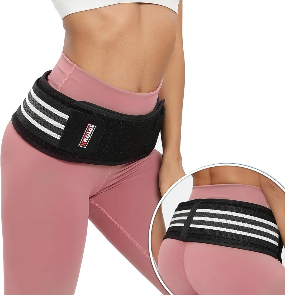 XRUIDI TRACHANTER BELT-PELVIC-SCIATICA-LUMBAR NEW-BLACK-MED/L-UNISEX-ADJUSTABLE