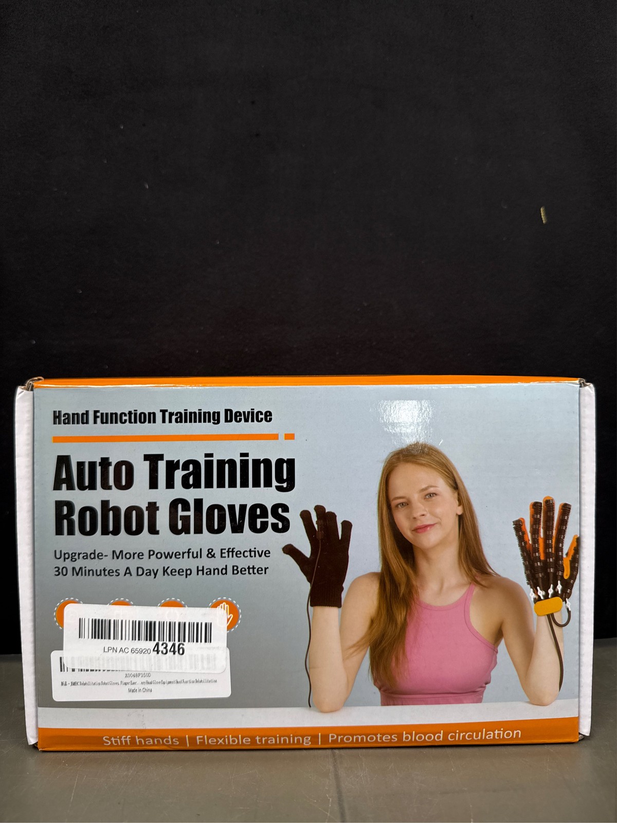 Rehabilitation Robot Gloves, Finger Exerciser for Stroke Recovery Hand Glove E 1