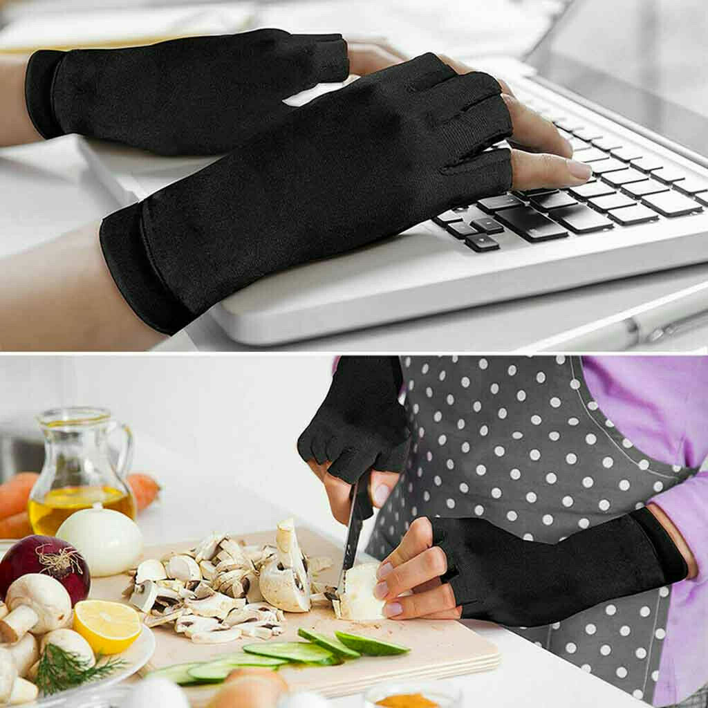 Pressure Gloves Work Health Half Finger Gloves Relieve Pain Rehabilitation USA