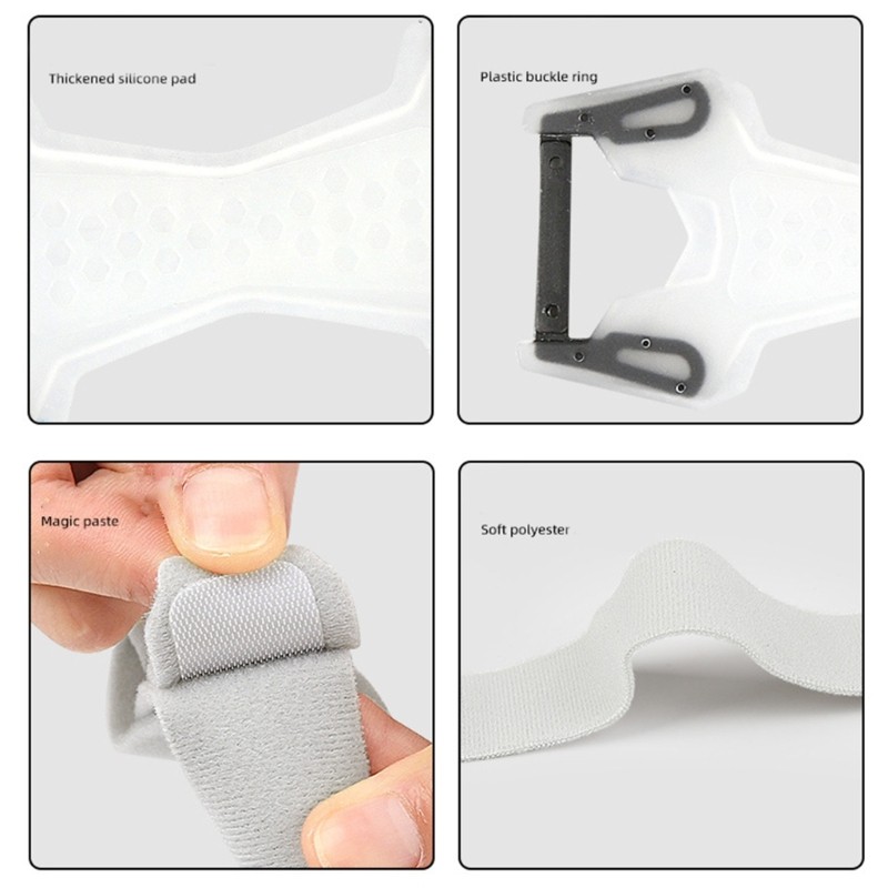 Silicone Patella Brace Shock Absorption Breathable Patella Knee Support Strap