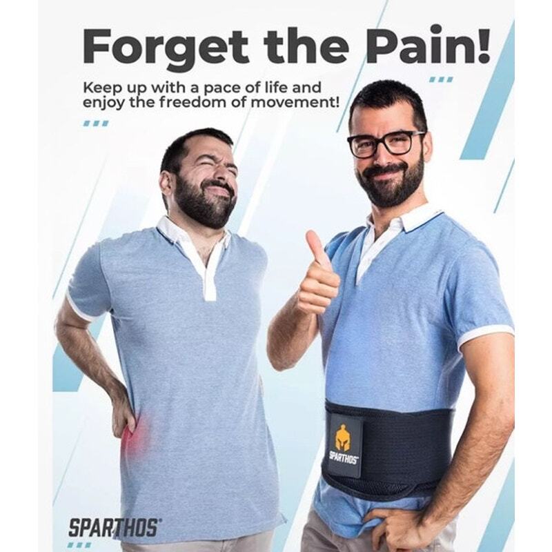 SPARTHOS Back Brace Size S Immediate Relief Back pain Herniated Disc