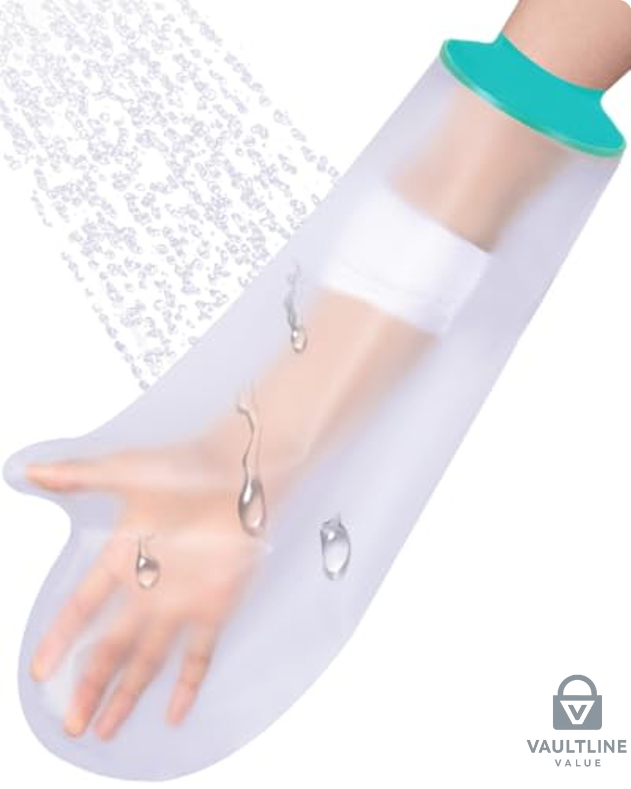 Waterproof Arm Cast Cover for Shower – Reusable Silicone Protective Sleeve