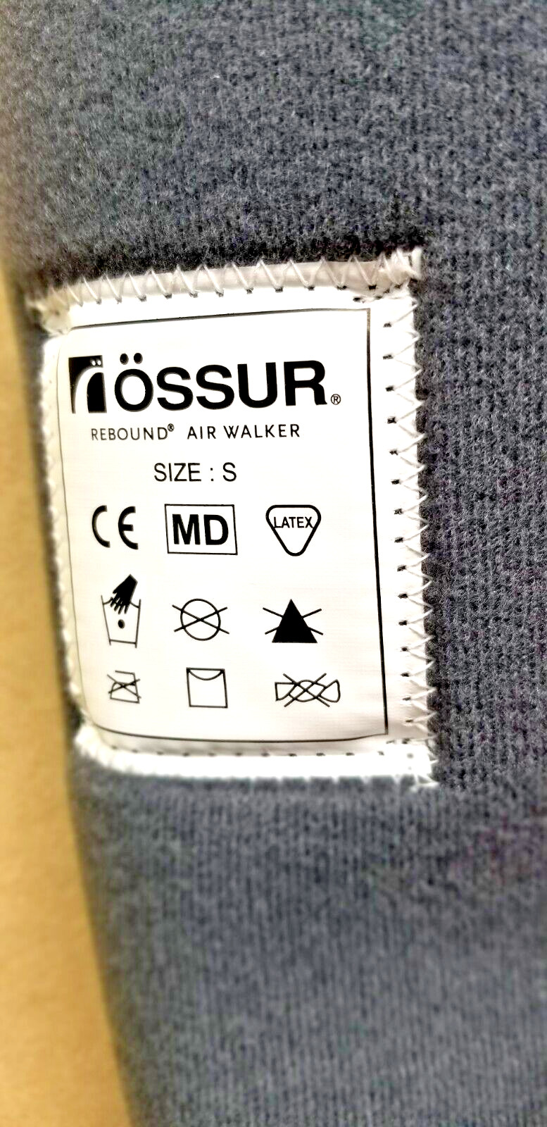 Ossur Rebound Air Walker Boot Compression Straps Ankle Sprains High Top size S