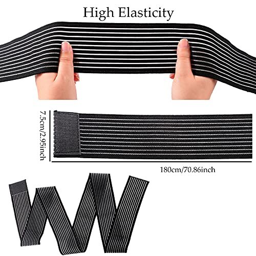 Elastic Calf Compression Bandage Leg Sleeve for Joint Pain, 6 Pieces ,180 cm