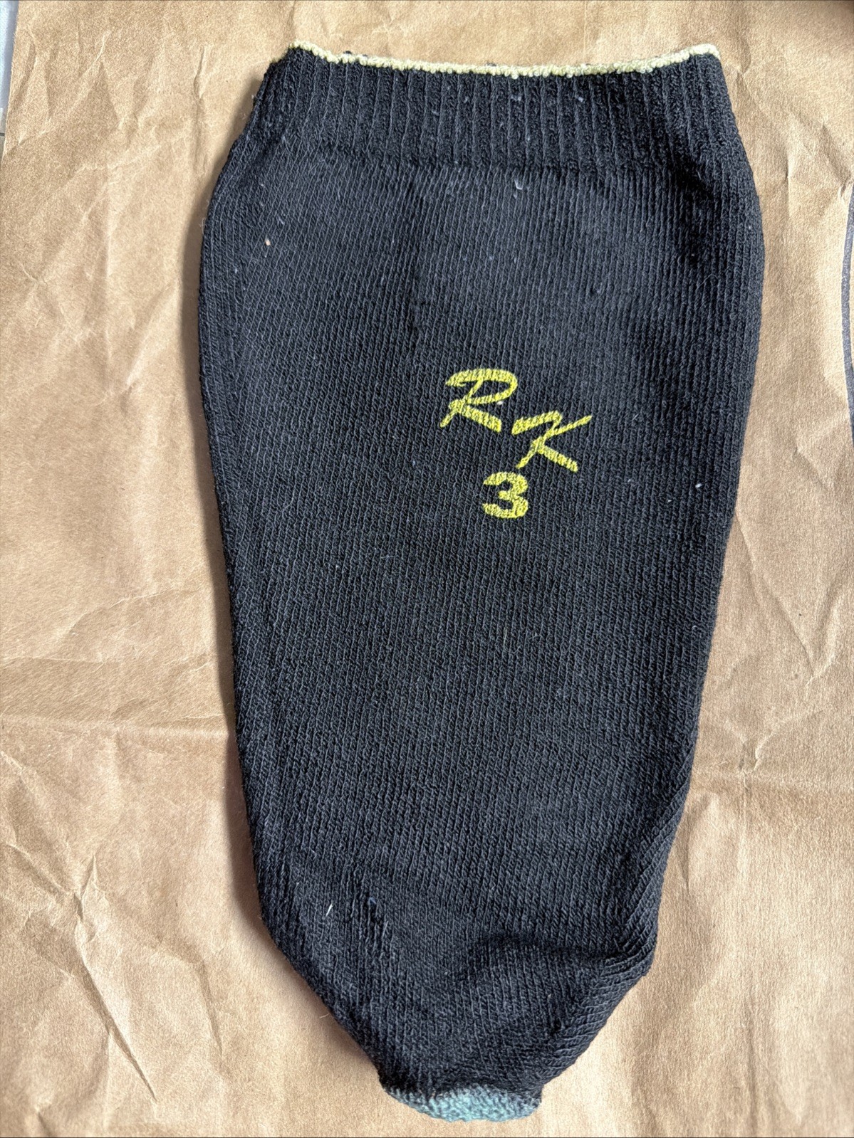 Prosthetic Sock Black THE ROYAL FLUSH USA Made 98% Polyester Large.preowned