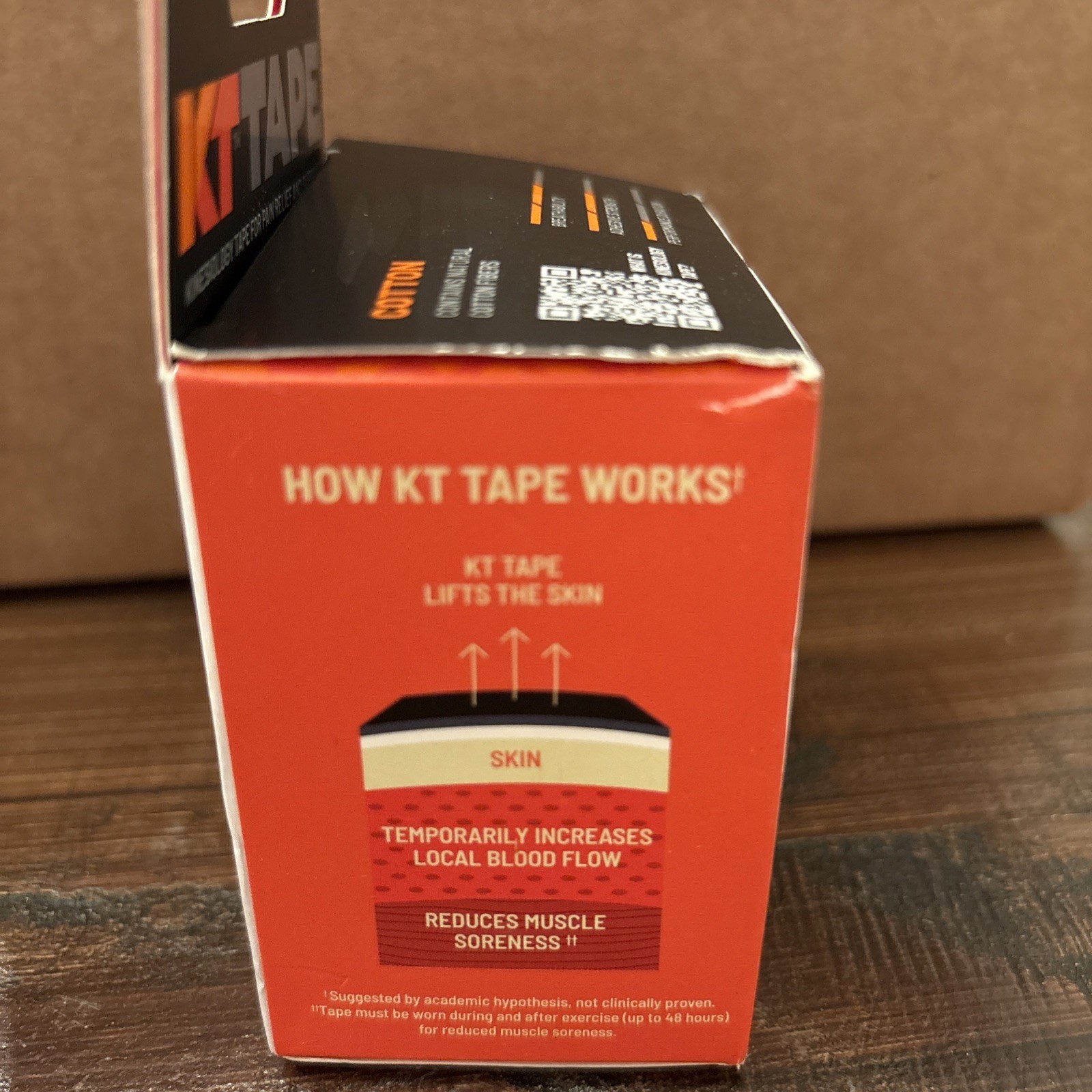 KT TAPE Original Cotton Sports Tape, 20 Pre-Cut Strips 2″x10″ Beige New