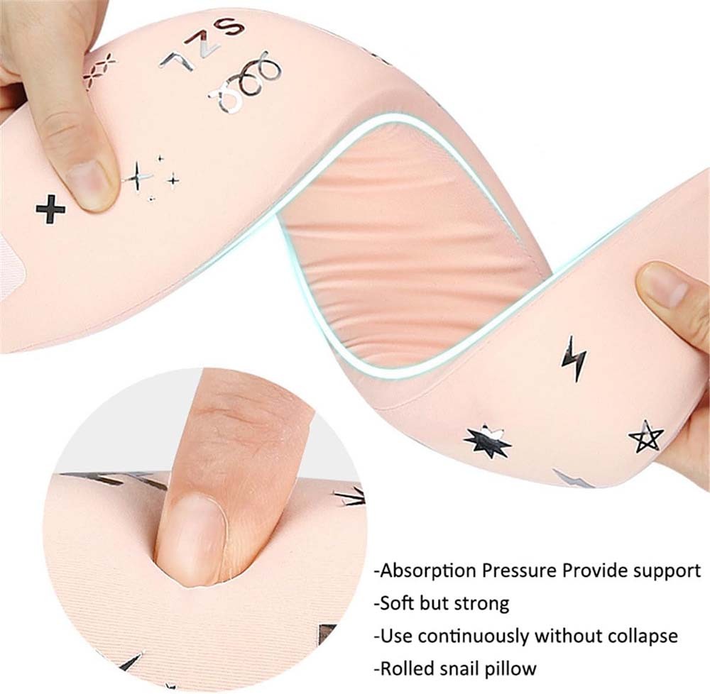 Ergonomic Portable Neck Support Pillow Memory Foam Travel Pillow for Daily Use