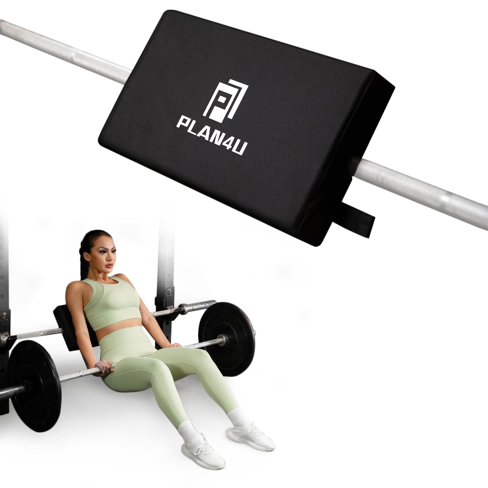 Hip Thrust Back Pad for Squat Rack & Barbell – Shoulder Support for Glute Bridge