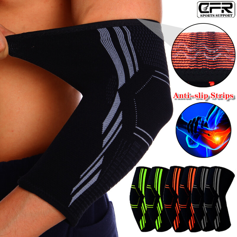 Arthritis Elbow Support Brace Compression Sleeve Arm Wrap Bandage Tennis Sports
