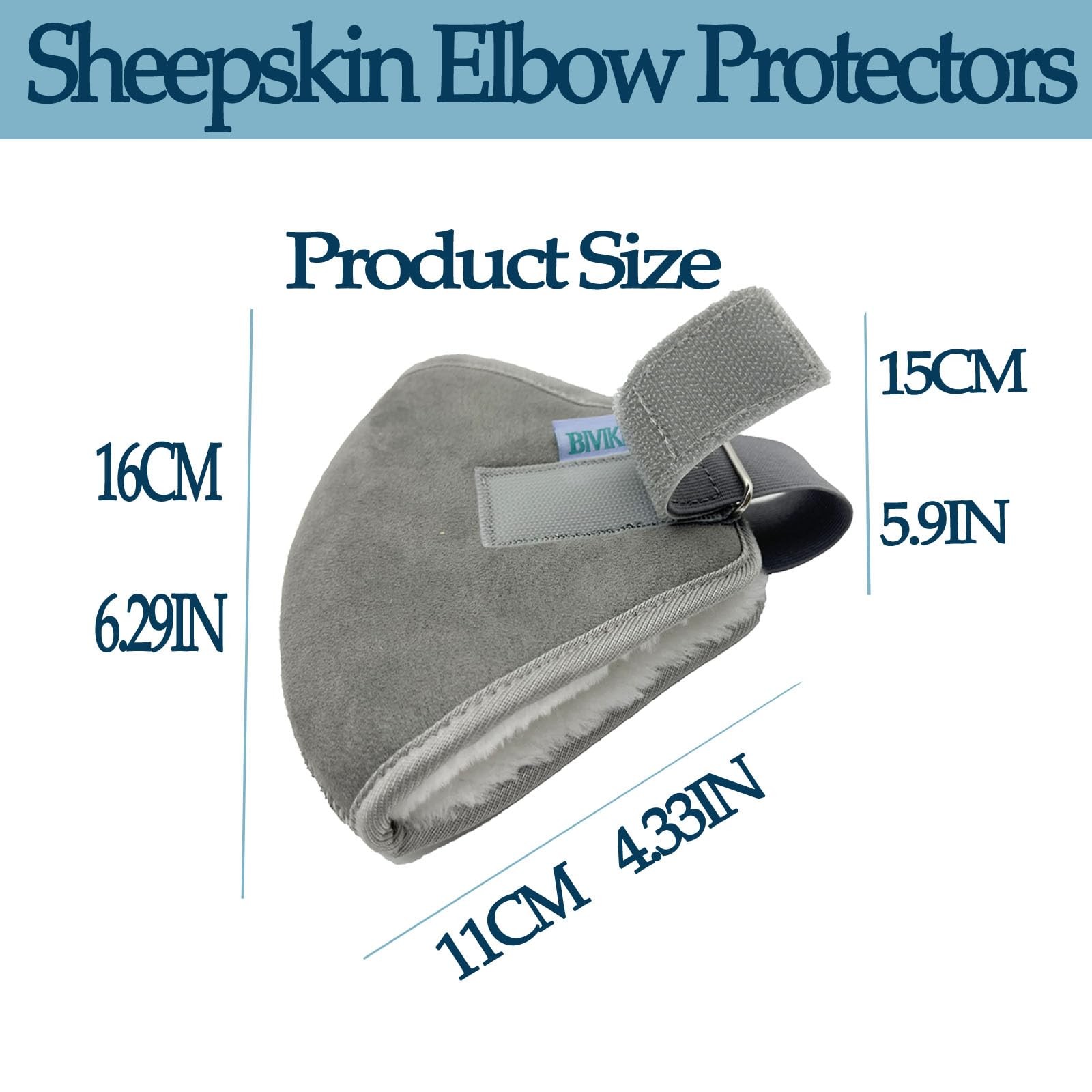 BIVIKEY 2pcs Elbow Protectors Grey 1 Pair