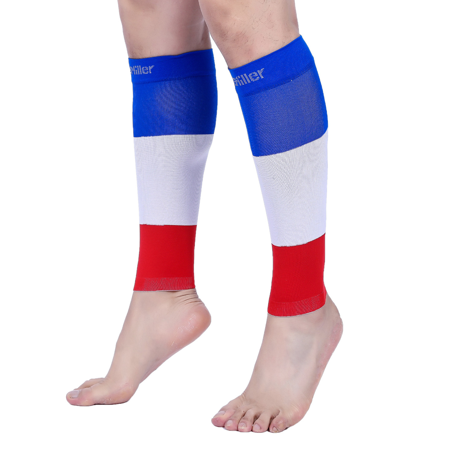 Doc Miller Compression Calf Sleeve Running Leg Support Brace 15-20 mmHg Splint