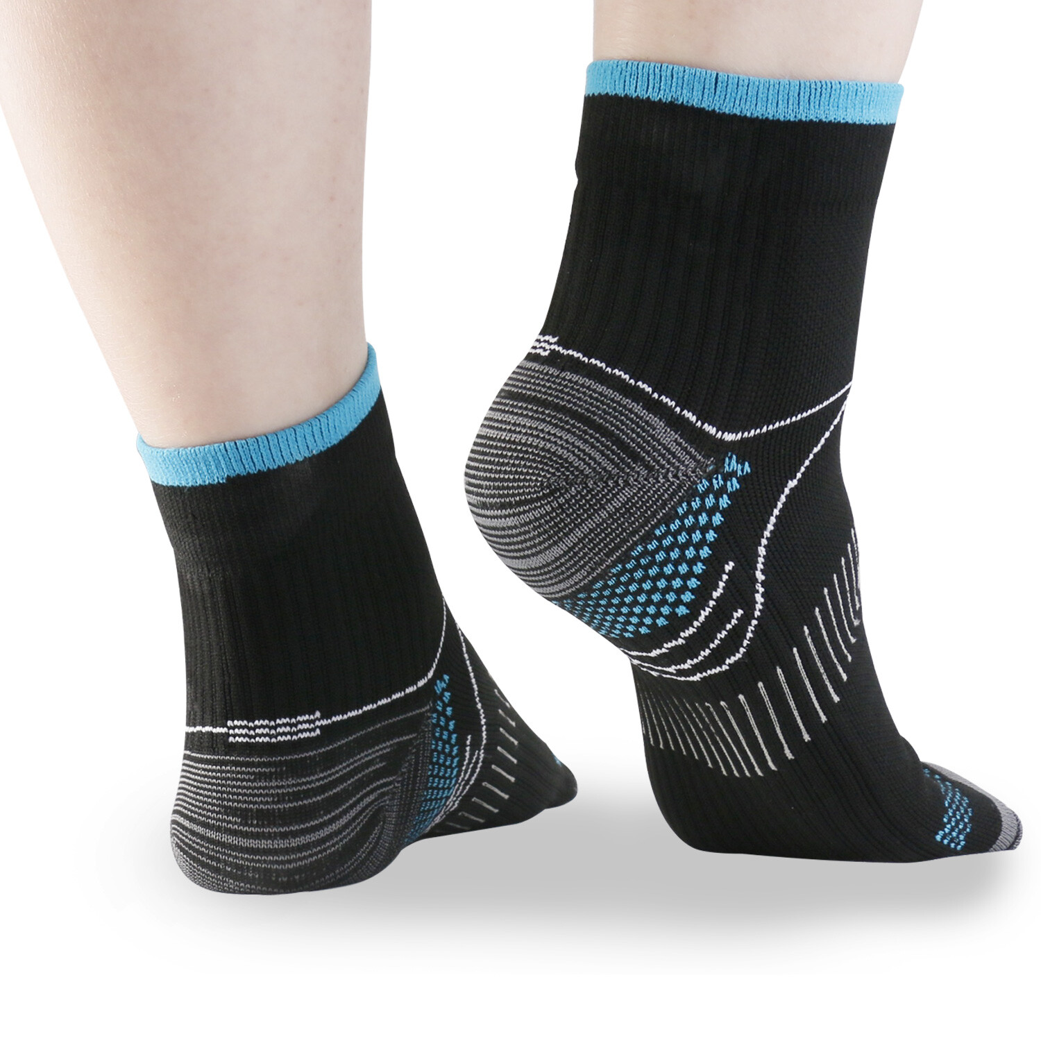 Foot Pain Relief Compression Socks Ankle Support Sleeves Brace Plantar Fasciitis