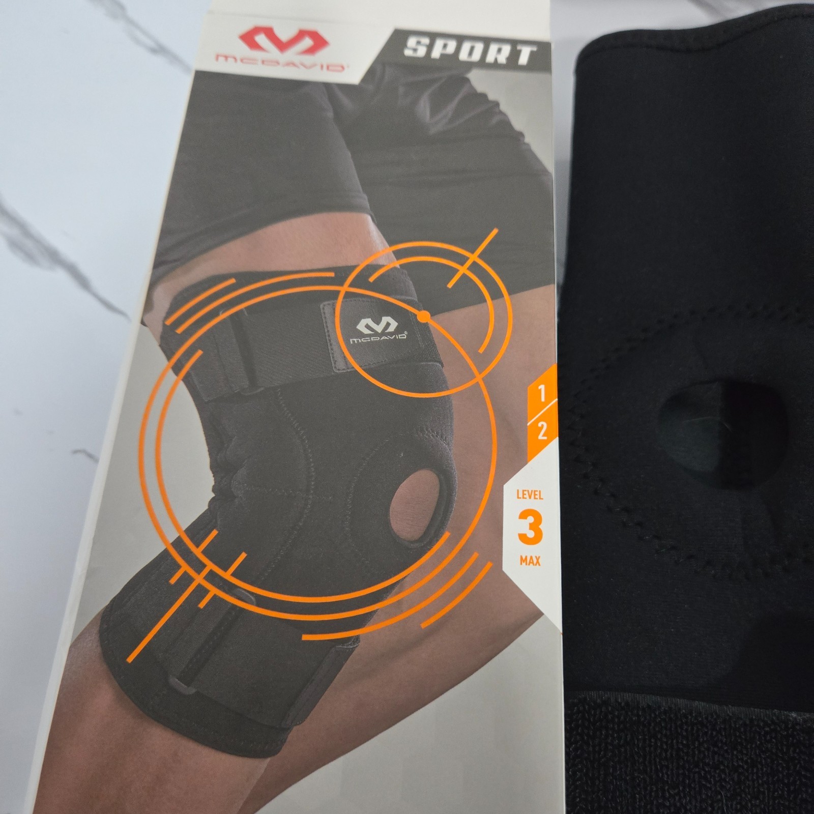 McDavid Sport Level 3 Max Hinged Knee Brace Black Size S/M