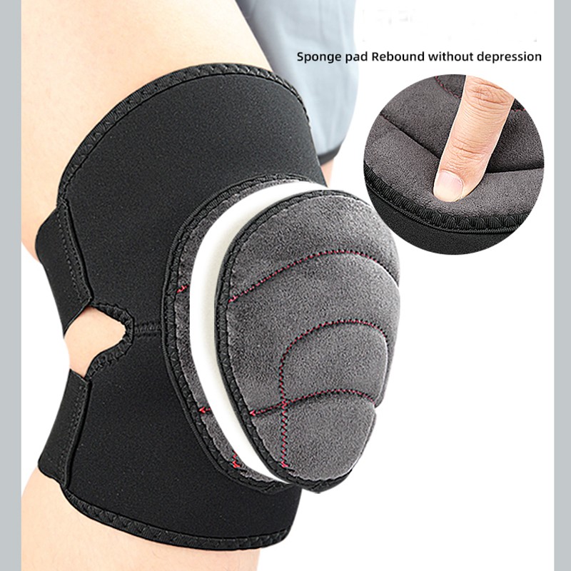 Shockproof Knee Pads Brace Impact Absorption for Dance Sports Football Collision
