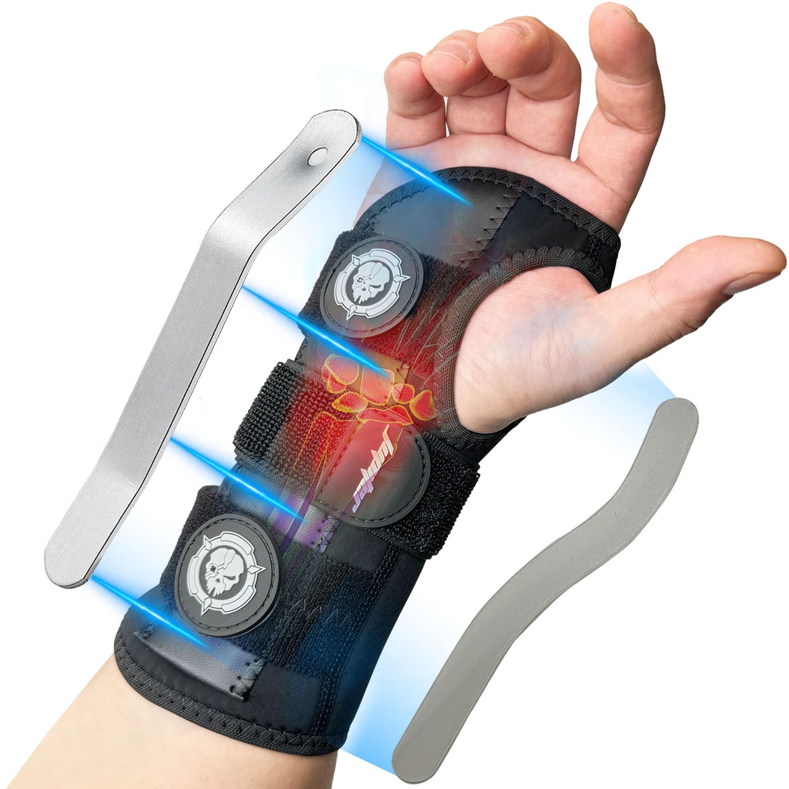 Neoprene Wrist Brace Adjustable Carpal Tunnel Right Hand XS/S Support Aid