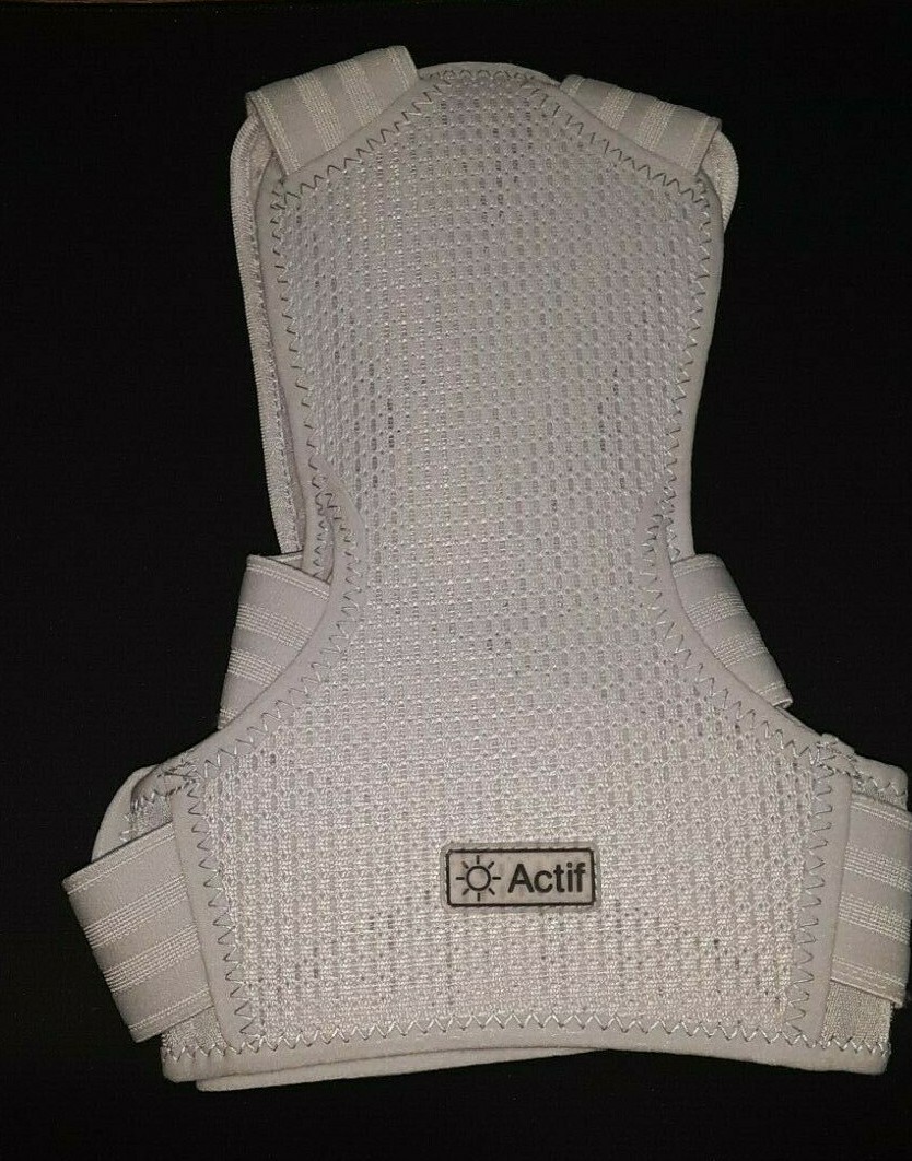 ACTIF BACK & SHOULDER POSTURE CORRECTOR WOMEN GREY MEDIUM unsealed nip
