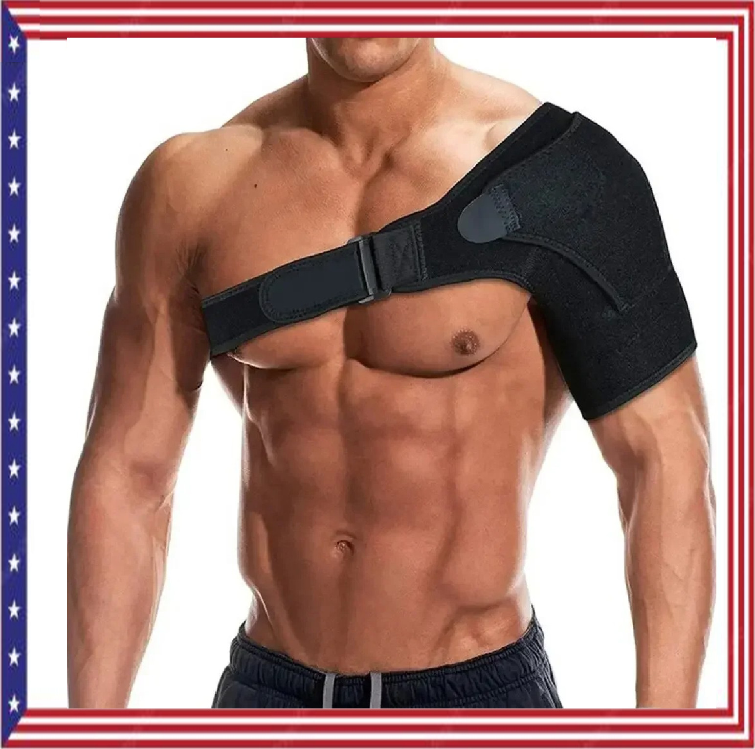 Shoulder Brace Rotator Cuff Pain Relief Support Adjustable Belt Sleeve Sprains