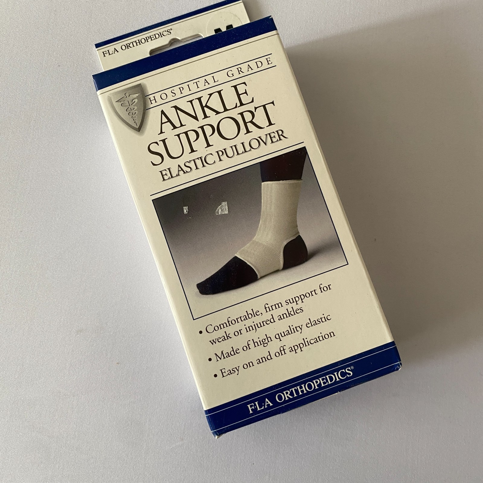 FLA Orthopedics Hospital Grade Ankle Support Elastic Pullover Small