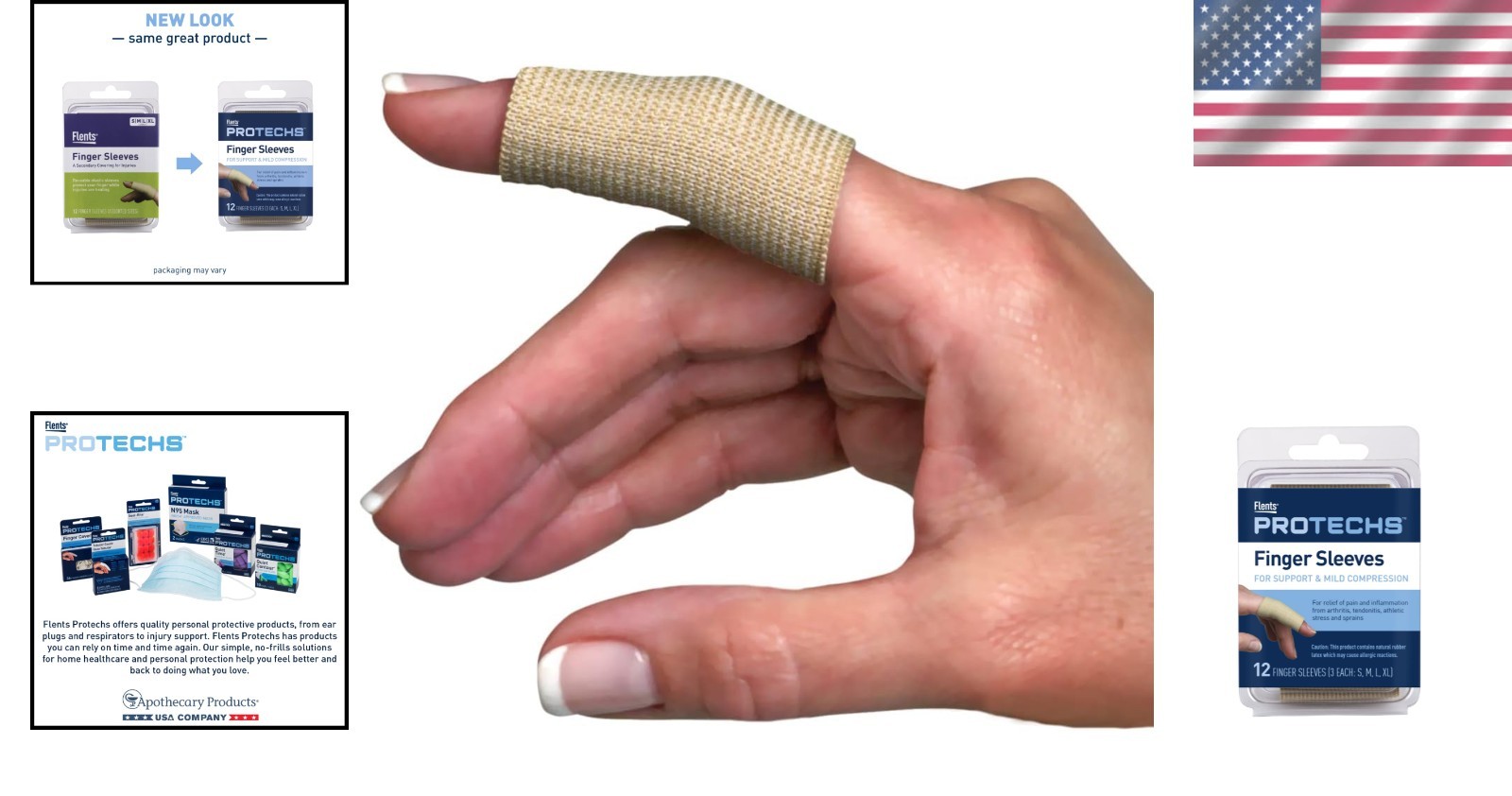 Finger Sleeves for Arthritis & Pain Relief, 12-Pack