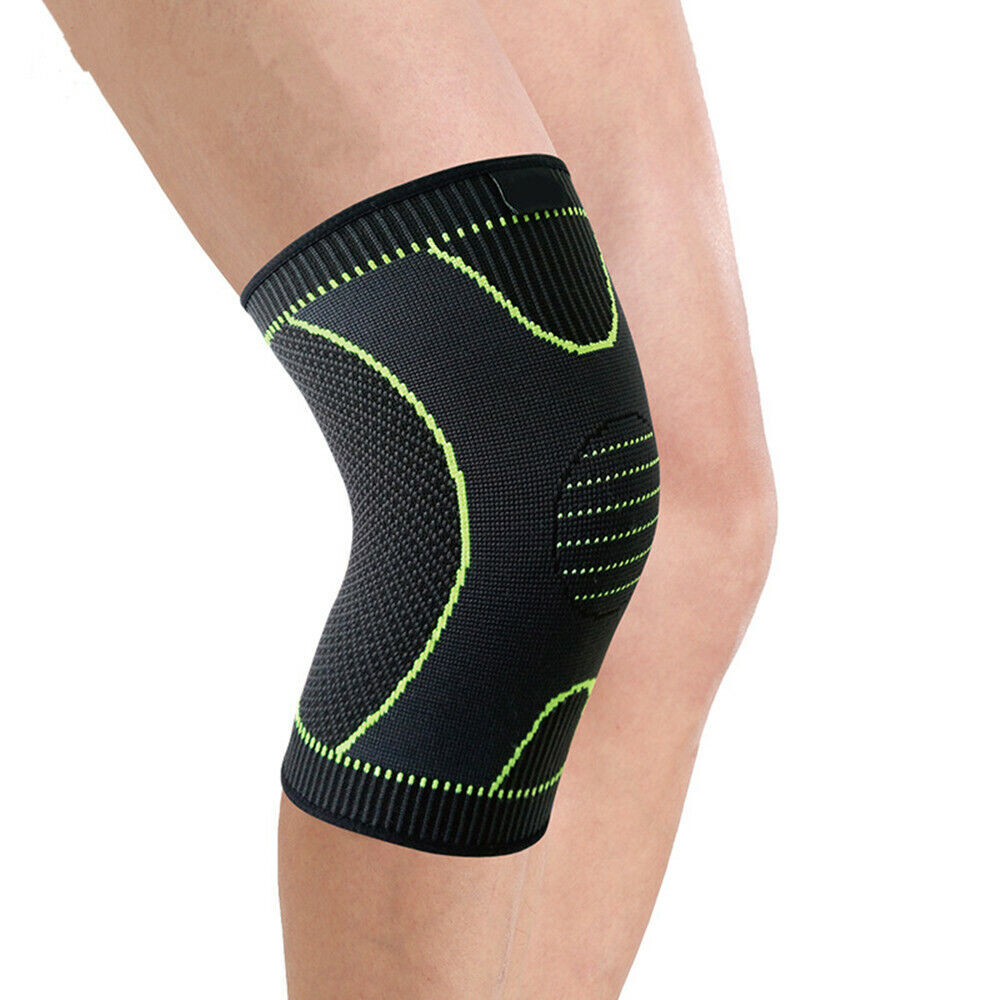 Knee Sleeve Compression Brace Support For Sport Gym Joint Pain Arthritis Relief